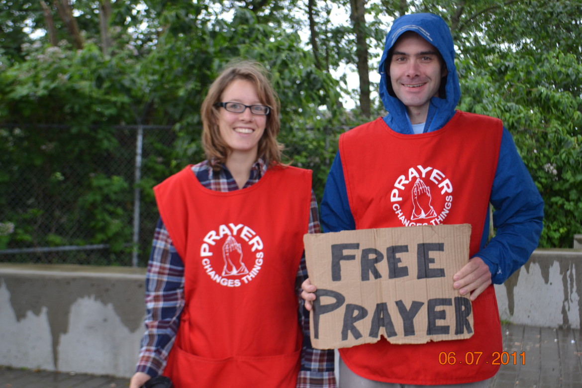 Hannah and Ken on Commercial Drive