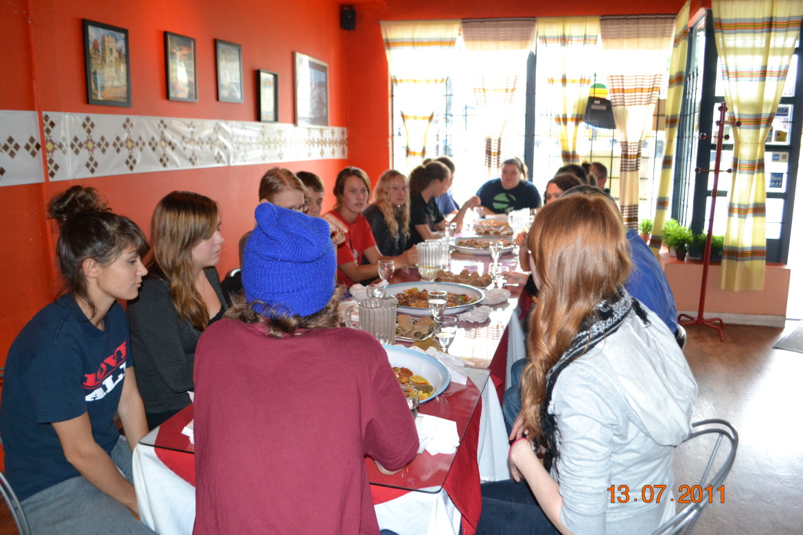 An intimate and unique eating environment