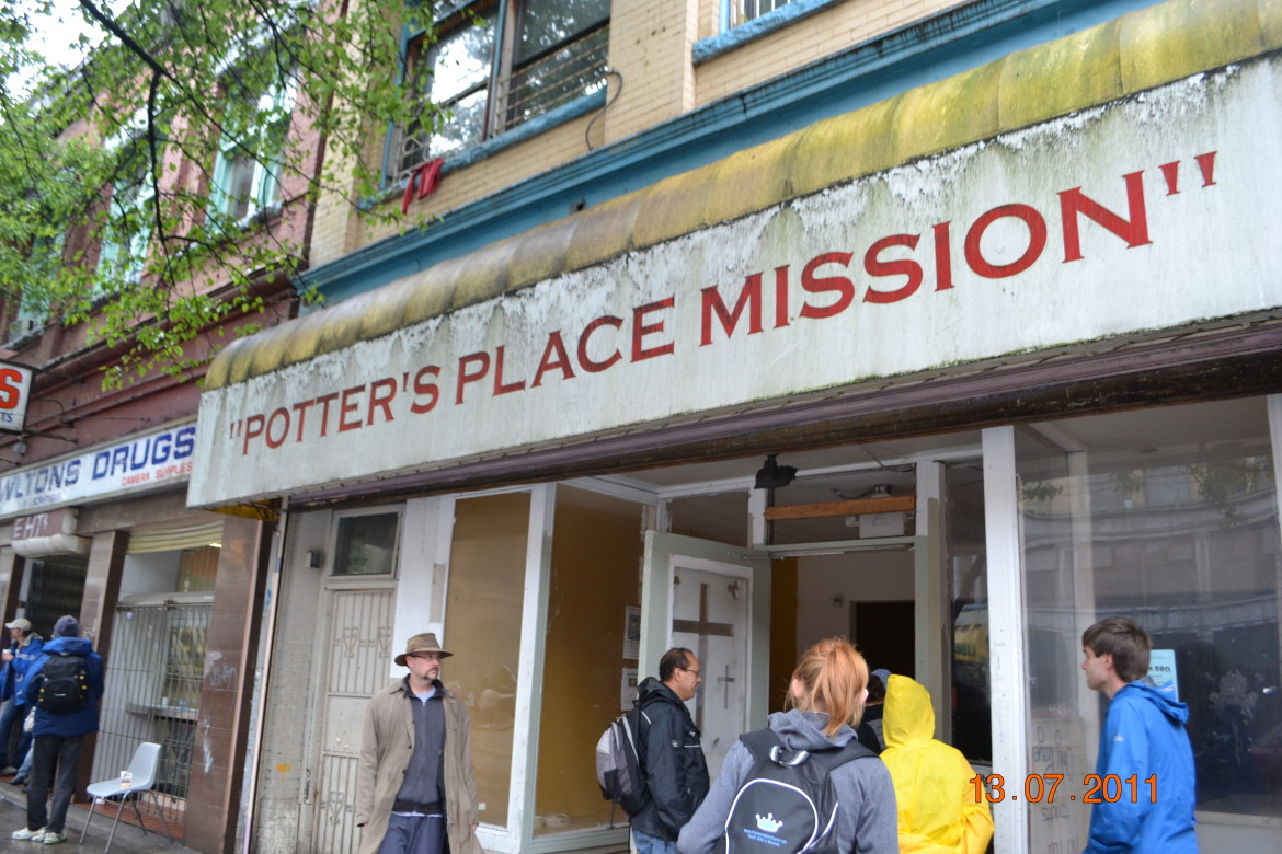 Potter's Place Mission on East Hastings