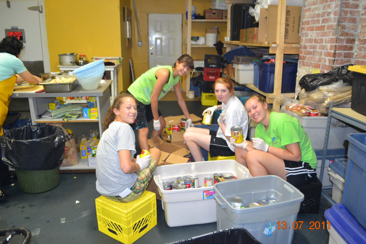 Creating an organized food bank