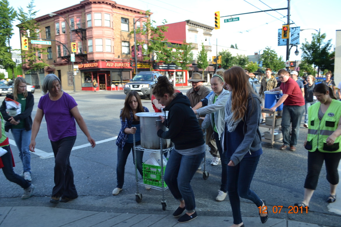 Our tricky trolley operation!